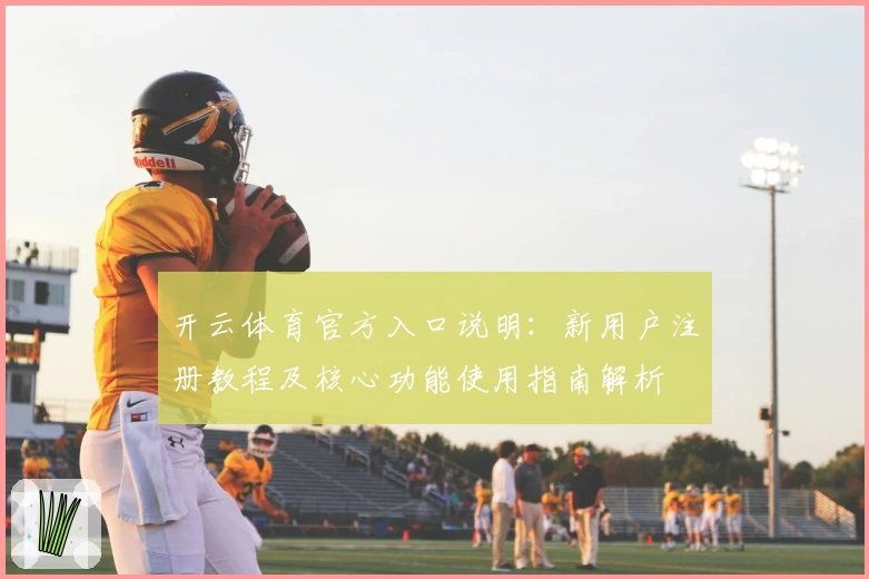 开云体育官方入口说明：新用户注册教程及核心功能使用指南解析
